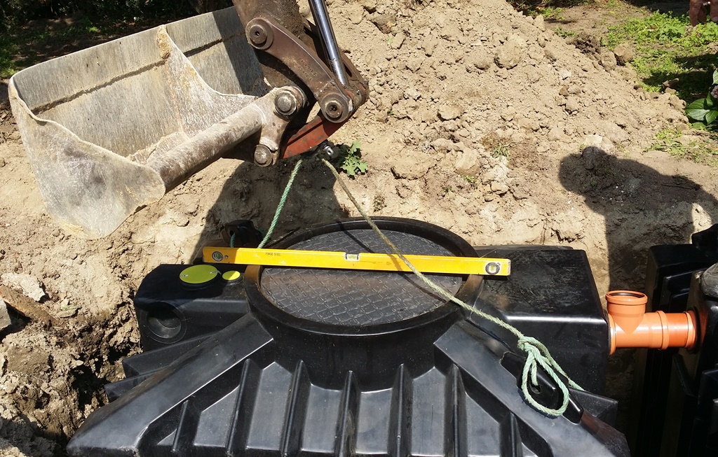 Pose du filtre biologique